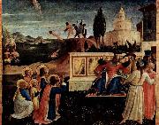 Fra Angelico Martyrium der Heiligen Kosmas und Damian, Wundersame Erettung vor dem Tod durch Ertrinken painting